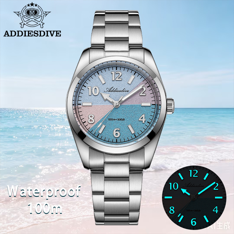 Luxury Watch Storage - ADDIESDIVE サファイアガラス時計女性の新しい高級 36 ミリメートル BGW9 発光