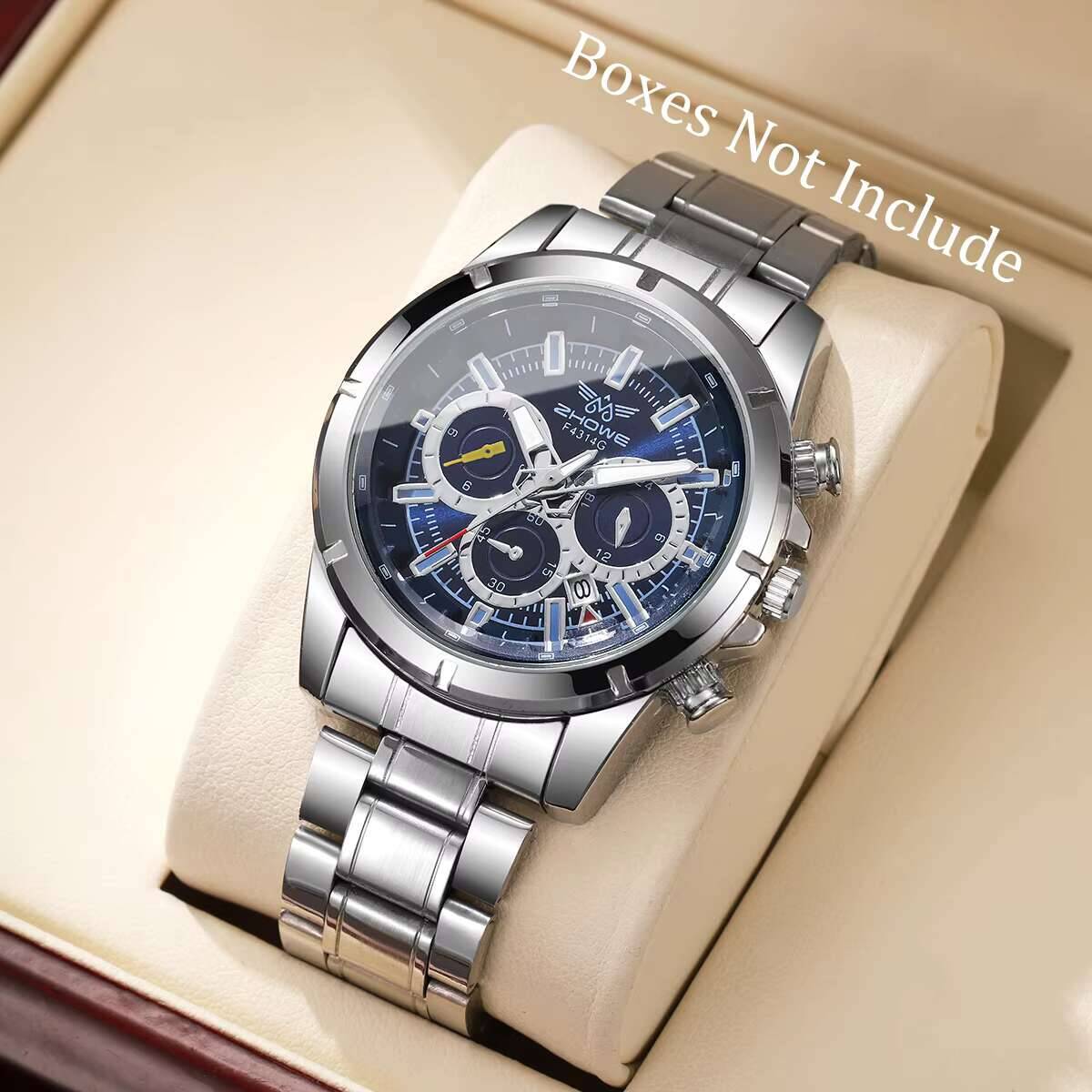 Luxury Watch Organizer For Men - ファッションメンズカレンダークォーツ時計高級メンズビジネスウォッチリロイホンブル（箱なし）