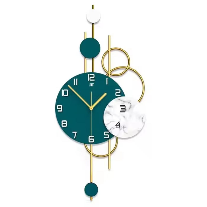 Luxury Watch House - 40X80X6CM 大型 ドロップシッピング モダンラグジュアリー 壁掛け装飾メタル時計 ホームハウスデコレーション