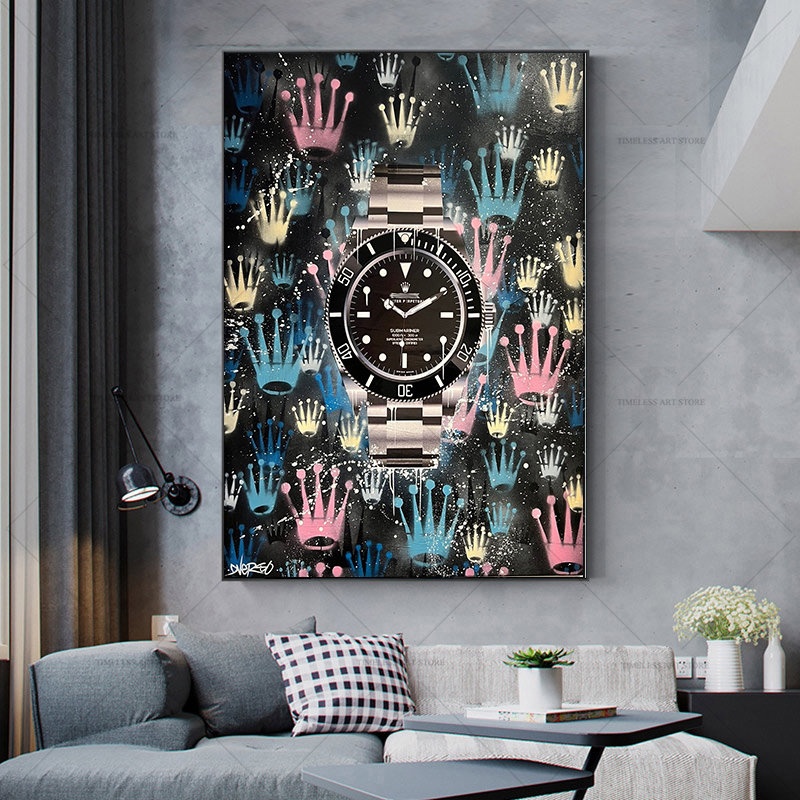 モチベーションストリートグラフィティアートポスター高級時計ポ - Luxury Watch House のレビューと価格