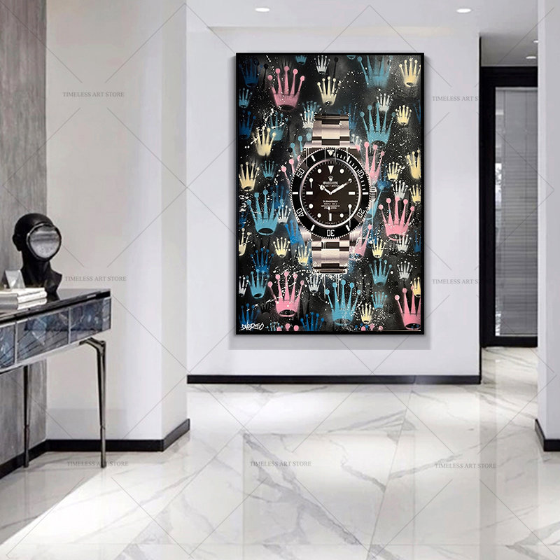 モチベーションストリートグラフィティアートポスター高級時計ポ - Luxury Watch House のレビューと価格