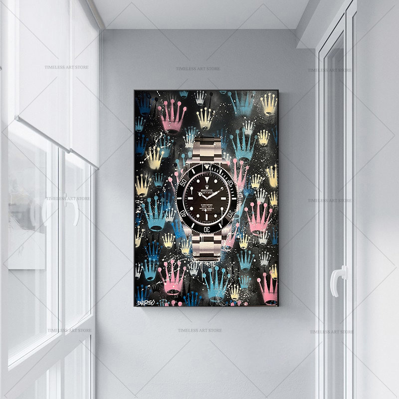 モチベーションストリートグラフィティアートポスター高級時計ポ - Luxury Watch House のレビューと価格