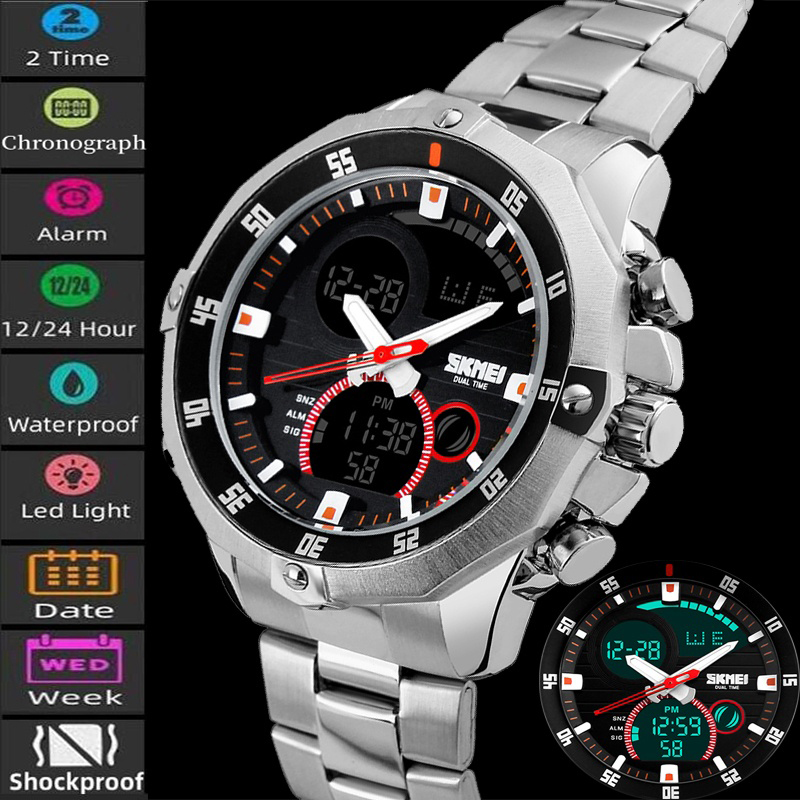 Skmei 2016新しい腕時計男性高級ブランドファッション - Minute Repeater Watch のレビューと価格