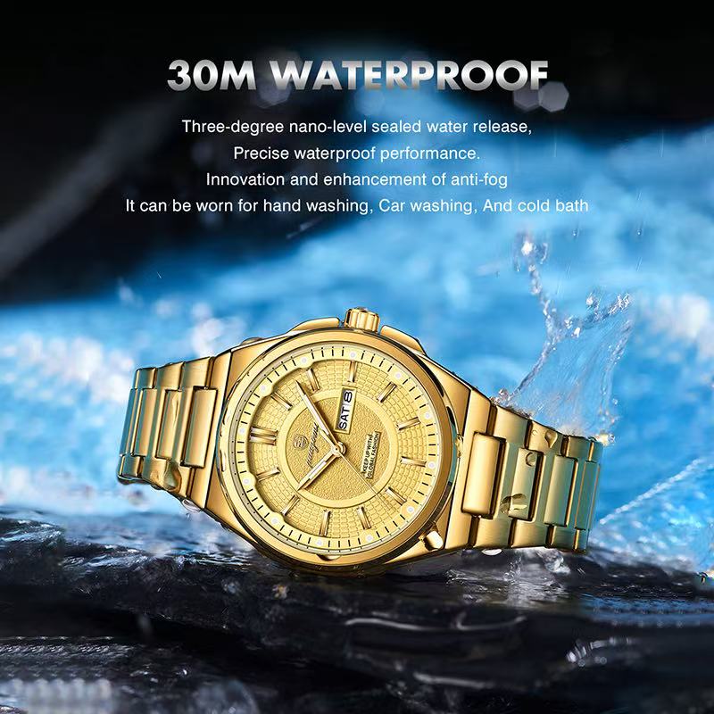 2026 新しい軍事高級男の腕時計ラウンド防水発光日付週メン - Luxury Watch Organizer For Men のレビューと価格