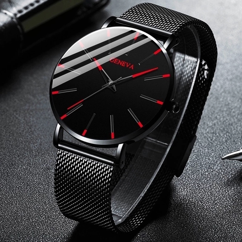 男性用ステンレススチールクォーツ時計とブレスレットセット,ブ - Luxury Watch Organizer For Men のレビューと価格