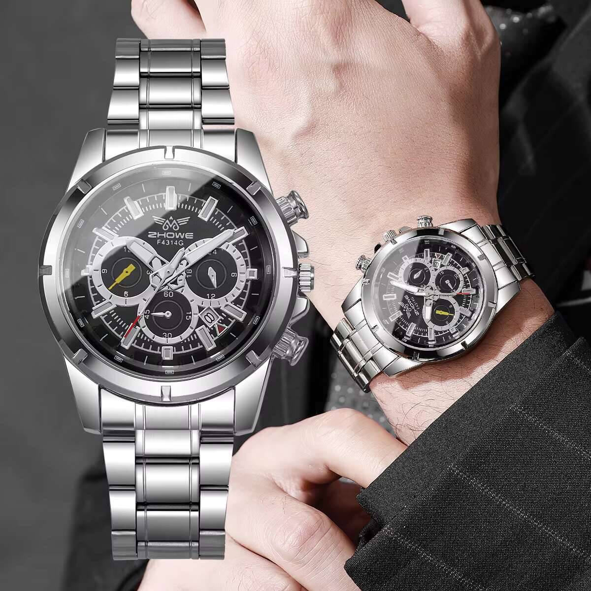 ファッションメンズカレンダークォーツ時計高級メンズビジネスウ - Luxury Watch Organizer For Men のレビューと価格