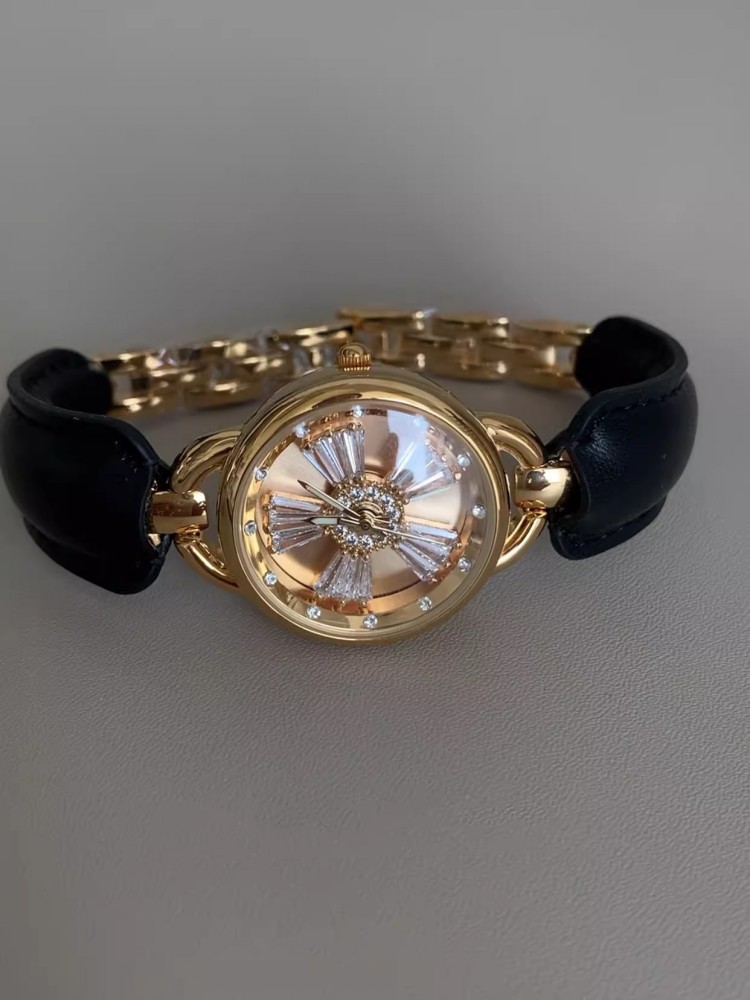 高級デザイナーレディースクォーツ腕時計 ダイヤモンドレザーチ - Luxury Watch House のレビューと価格