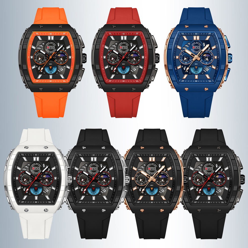 OFNS ファッションクォーツ時計男性用発光防水クロノグラフ - Luxury Watch Hublot のレビューと価格