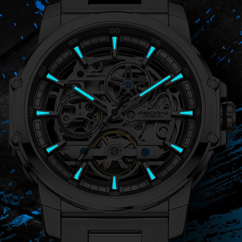 ABORNI 9039 ユニークデザイン スケルトン文字盤  - Luxury Watch Hublot のレビューと価格
