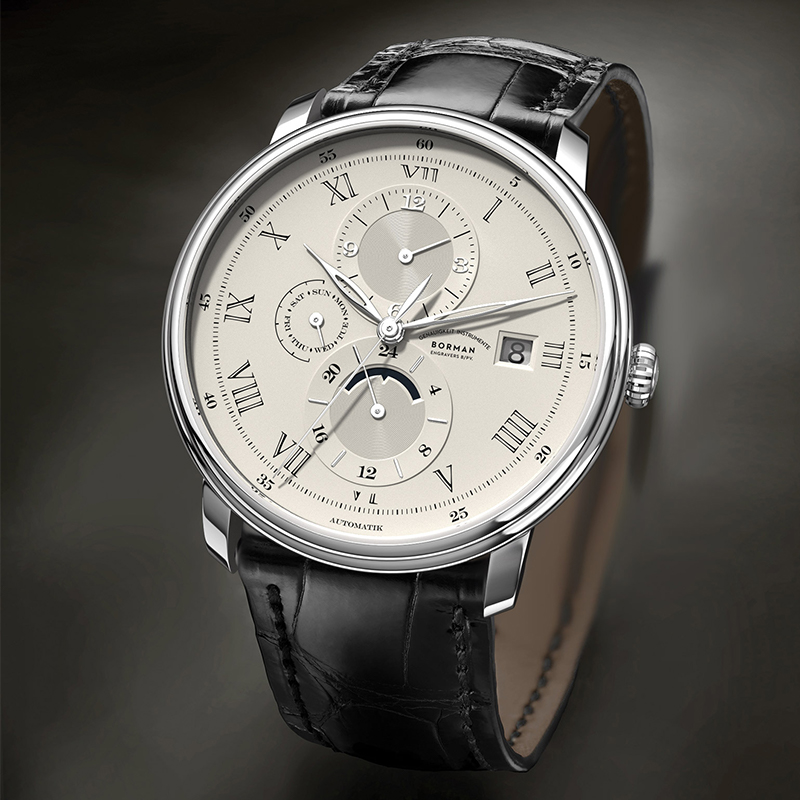 BORMANカジュアルビジネスマン機械式腕時計多機能高級レザ - Minute Repeater Watch のレビューと価格