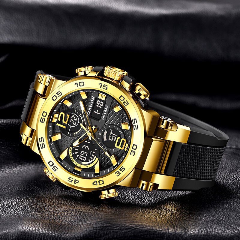 Foxboxビジネス時計男性ファッションダイバーウォッチ男性 - Luxury Watch Organizer For Men のレビューと価格