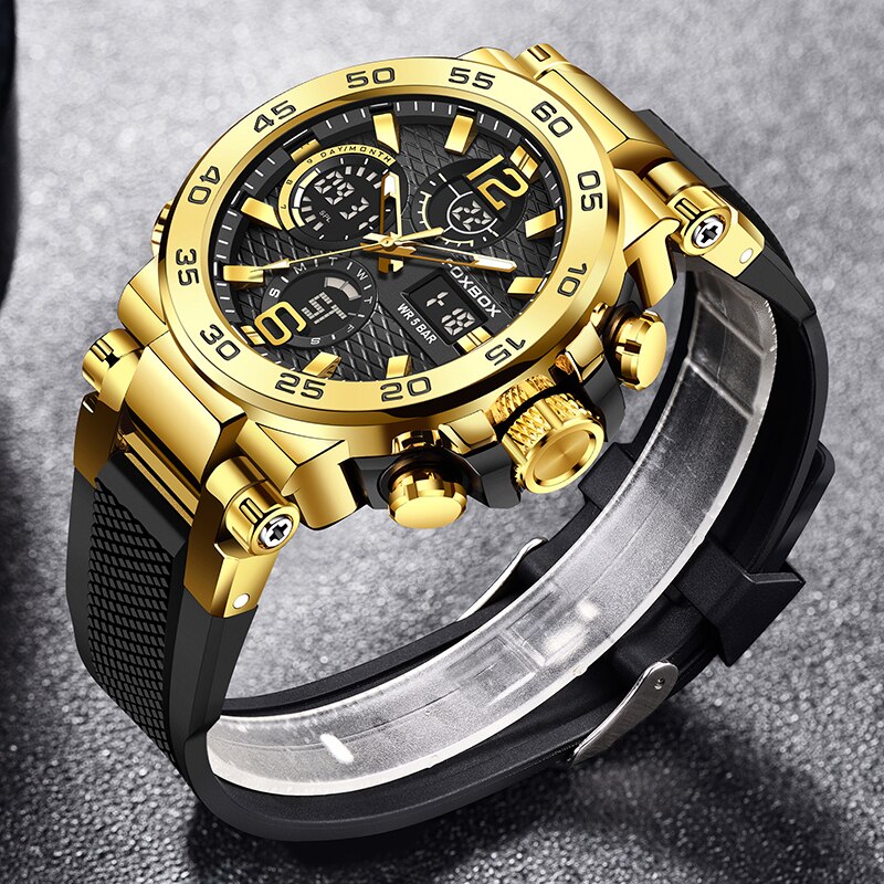 Foxboxビジネス時計男性ファッションダイバーウォッチ男性 - Luxury Watch Organizer For Men のレビューと価格