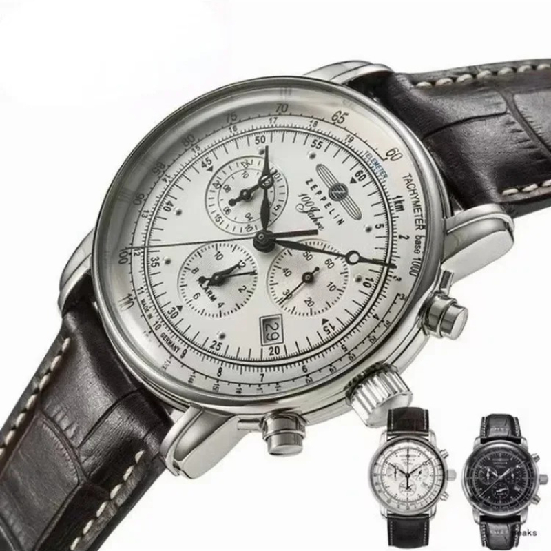 2026 ニューゼペリン自動日付腕時計三眼ランセコンド多機能 - Minute Repeater Watch のレビューと価格