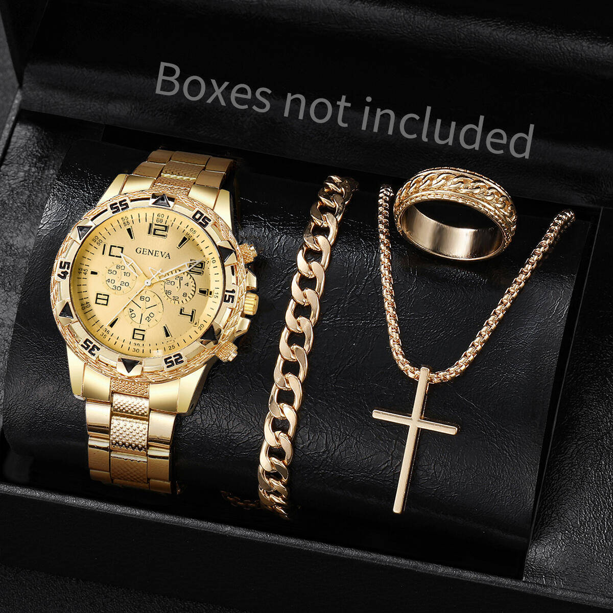 4 ピース/セットファッションメンズビジネスウォッチ高級ビッ - Luxury Watch Organizer For Men のレビューと価格