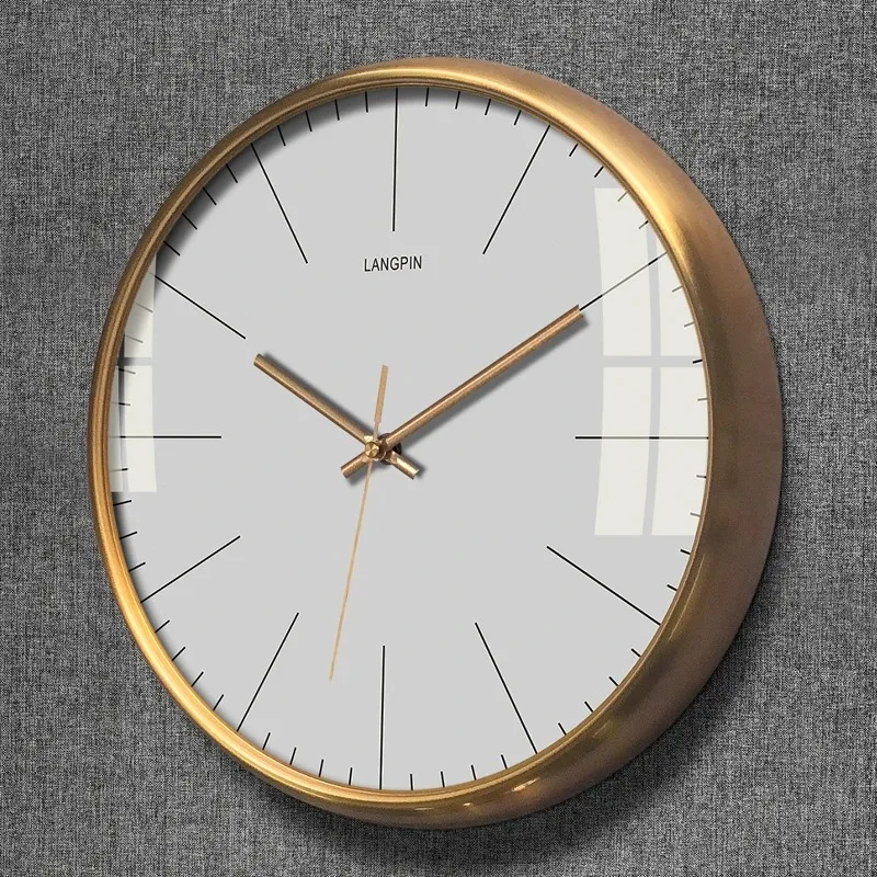 現代の大型壁掛け時計高級サイレントリビングルーム時計北欧ノイ - Luxury Watch House のレビューと価格