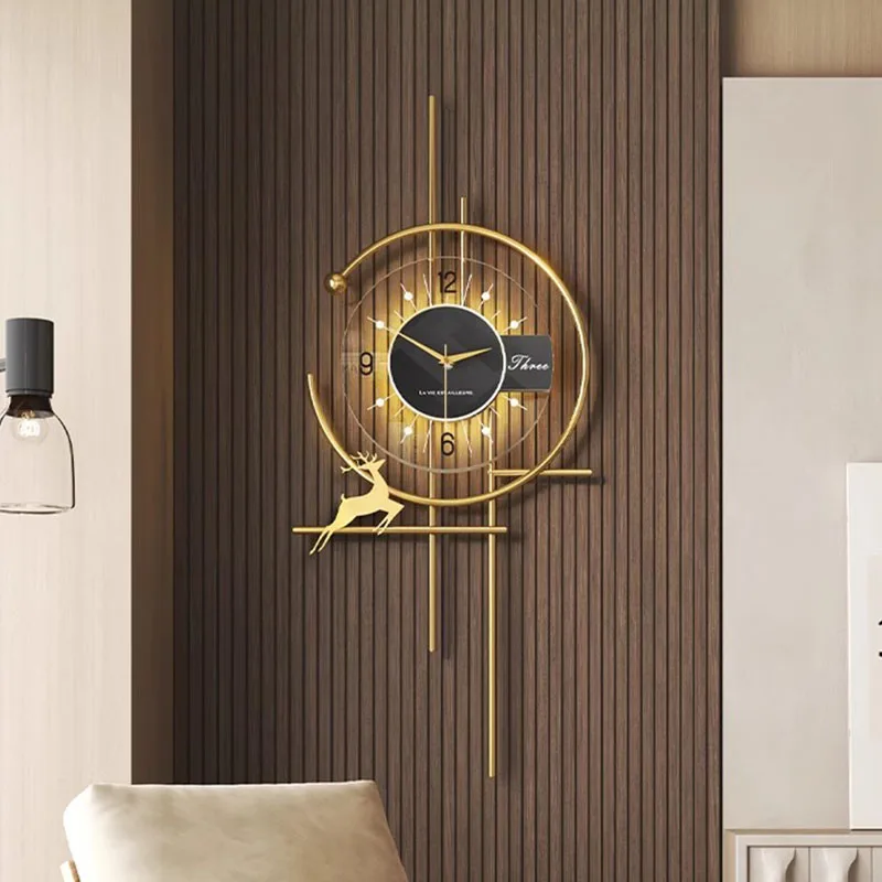 人気のダイニングルームの壁時計ミニマリストの高級装飾サイレン - Luxury Watch House のレビューと価格
