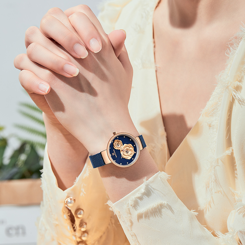ナビフォース 高級レディース腕時計セット スチールメッシュバ - Luxury Watch Storage のレビューと価格