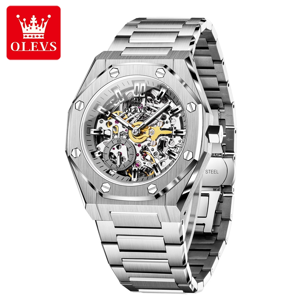 OLEVS 腕時計高級男性高品質オリジナルフルスケルトン自動 - Luxury Watch Hublot のレビューと価格